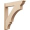 Ekena Millwork 7 1/2-in W x 38-in D x 42-in H Balboa Trad Rough Cedar Woodgrain TimberThane Outlooker, Primed Tan OUTUR075X38X42BOA04RCPR - alternate 1